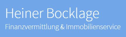 Logo / Schriftzug - Heiner Bocklage Finanzvermittlung & Immobilienservice aus Lohne